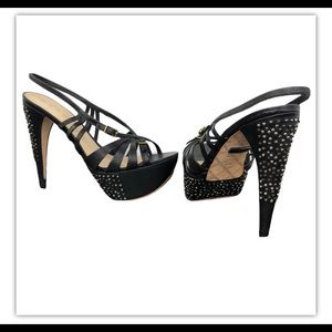 LAMB Gwen Stefani Dale Studded Platform Stilettos